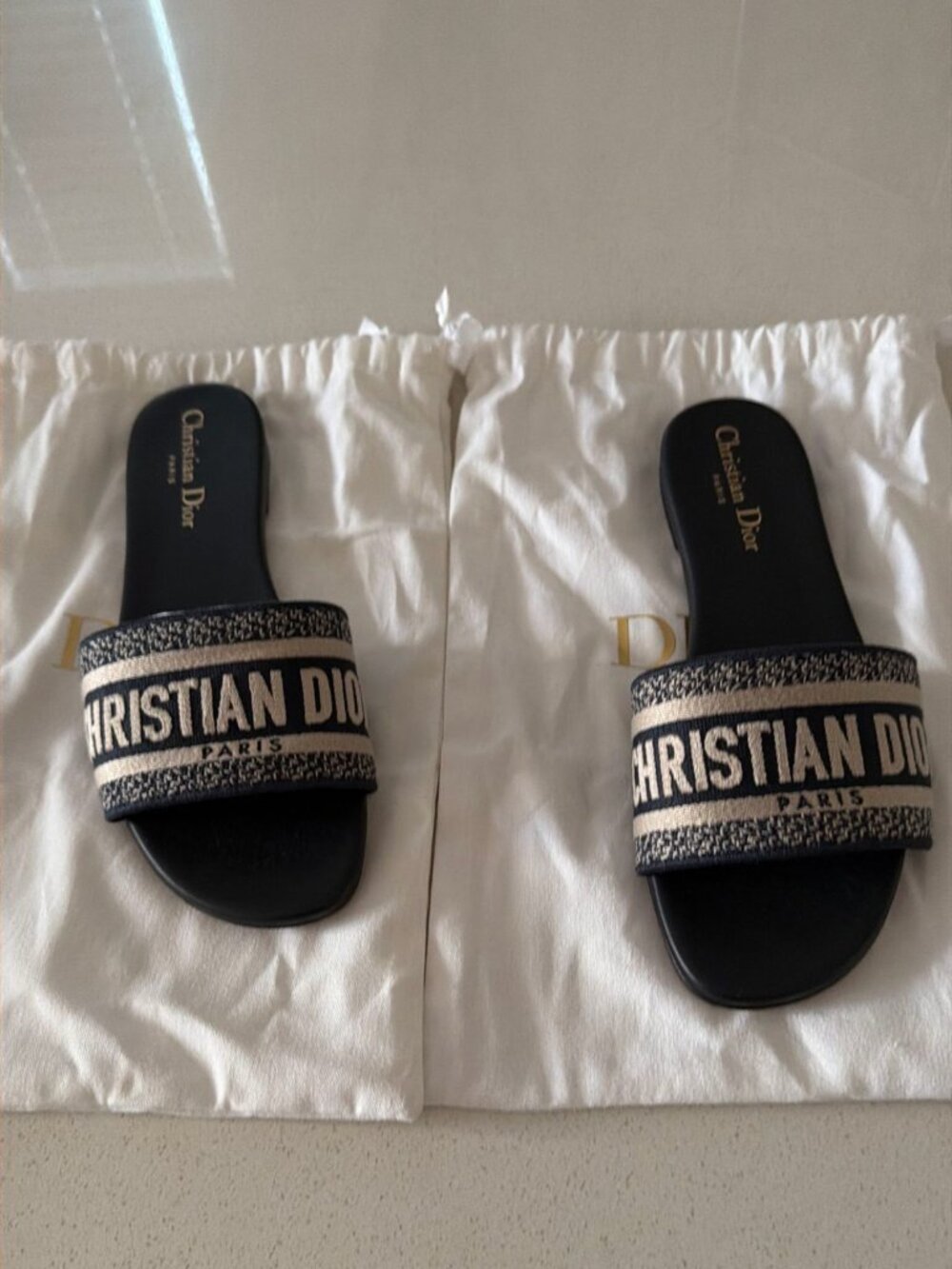 Christian Dior Dway Slide - Deep Blue - US 8